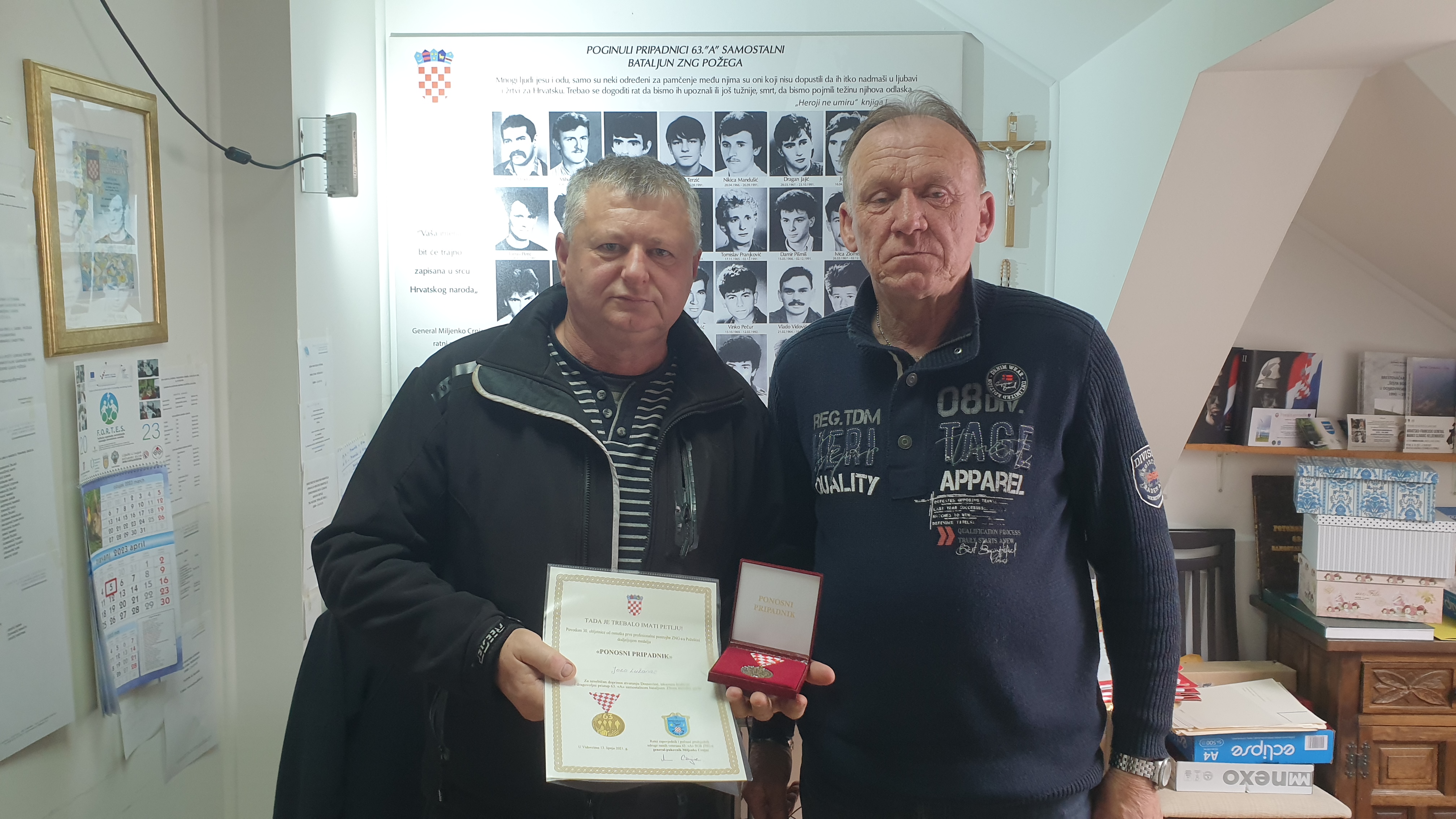 Hrvatski branitelj Jozo Lužanac preuzeo